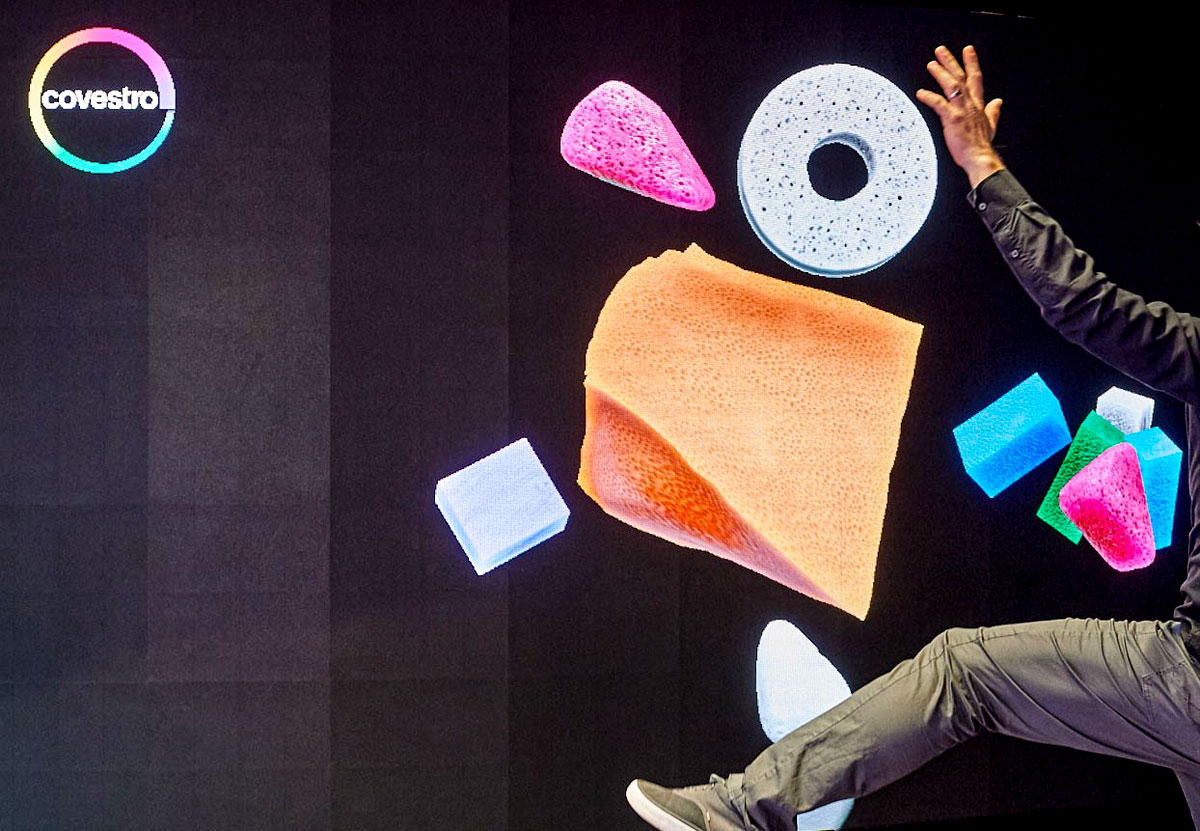 Dancing Sampler Interactive © Covestro, DSchaefer Dancing Sampler Interactive © Covestro, DSchaefer